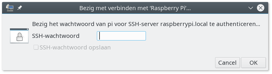 SSH-wachtwoord