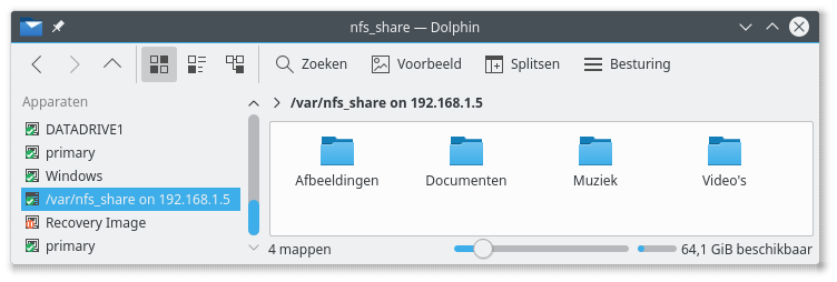 Network File System (NFS) in Dolphin