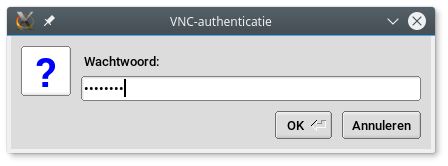 VNC wachtwoord
