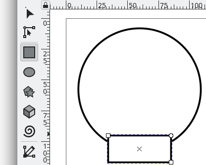 Inkscape rechthoek