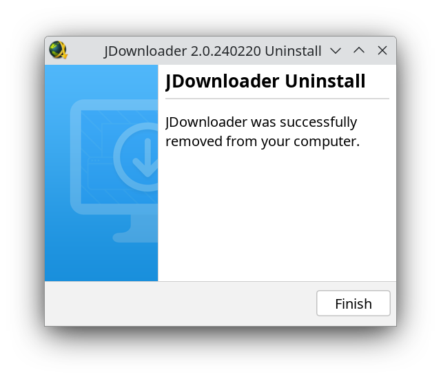 JDownloader Finish