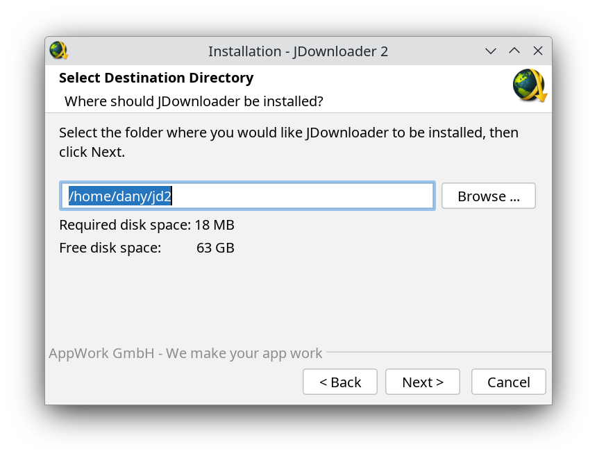 JDownloader installatie