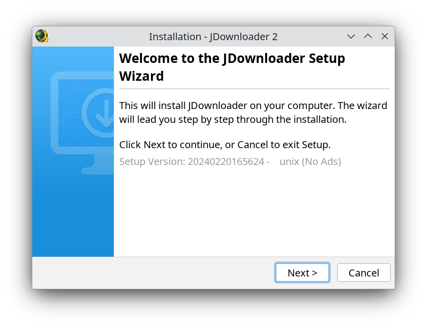 JDownloader Welkom